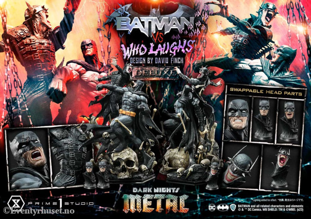 Dark Nights: Metal Ultimate Premium Masterline Series Statue 1/4 Batman VS Batman Who Laughs Deluxe Bonus Version 67 cm
