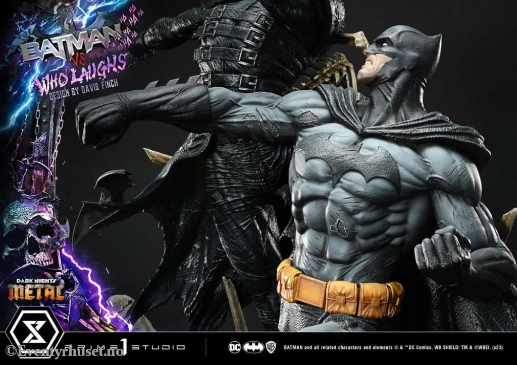Dark Nights: Metal Ultimate Premium Masterline Series Statue 1/4 Batman VS Batman Who Laughs Deluxe Bonus Version 67 cm