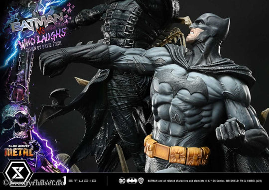 Dark Nights: Metal Ultimate Premium Masterline Series Statue 1/4 Batman VS Batman Who Laughs Deluxe Bonus Version 67 cm