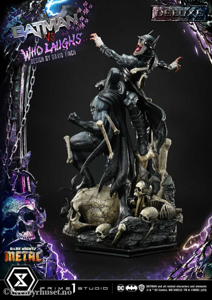 Dark Nights: Metal Ultimate Premium Masterline Series Statue 1/4 Batman VS Batman Who Laughs Deluxe Bonus Version 67 cm