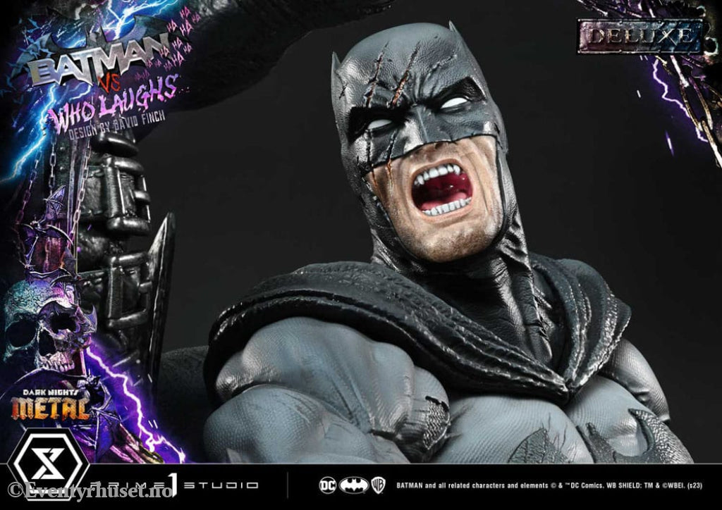 Dark Nights: Metal Ultimate Premium Masterline Series Statue 1/4 Batman VS Batman Who Laughs Deluxe Bonus Version 67 cm
