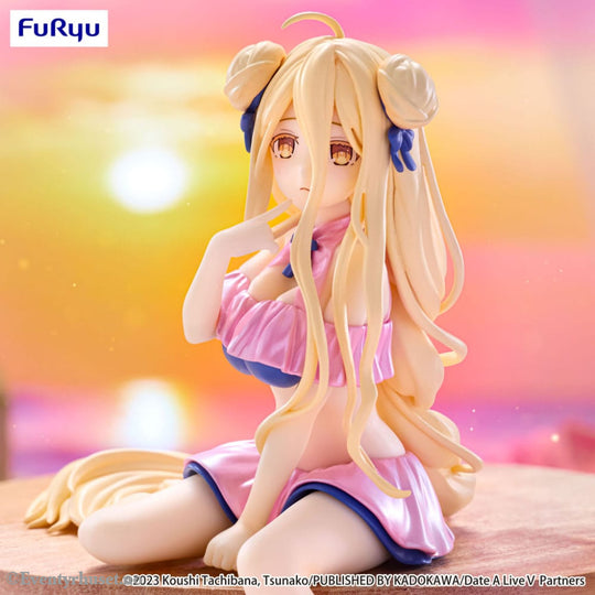 Date A Live V Noodle Stopper PVC Statue Mukuro Hoshimiya Swimsuit Pastel Pink Color Ver. 13 cm Manga & Anime