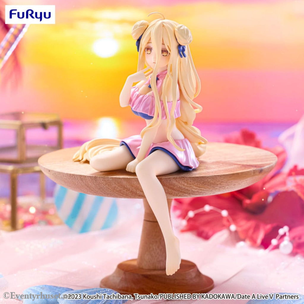 Date A Live V Noodle Stopper PVC Statue Mukuro Hoshimiya Swimsuit Pastel Pink Color Ver. 13 cm Manga & Anime