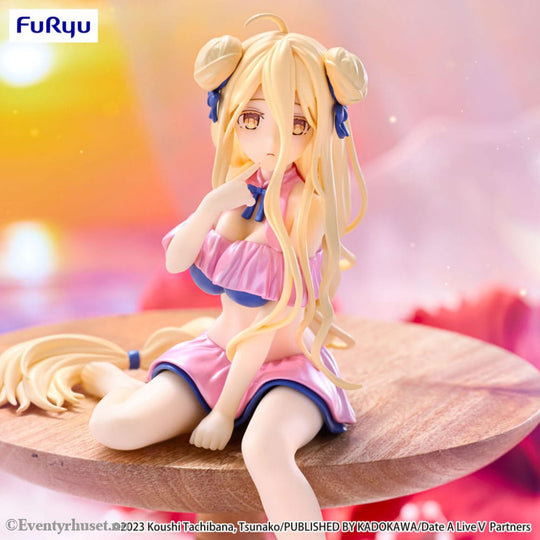 Date A Live V Noodle Stopper PVC Statue Mukuro Hoshimiya Swimsuit Pastel Pink Color Ver. 13 cm Manga & Anime