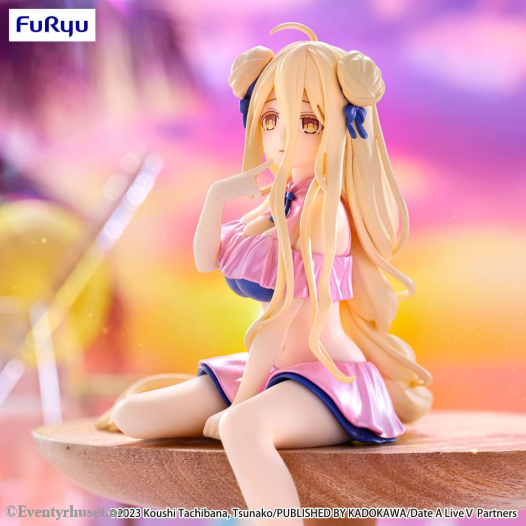 Date A Live V Noodle Stopper PVC Statue Mukuro Hoshimiya Swimsuit Pastel Pink Color Ver. 13 cm Manga & Anime