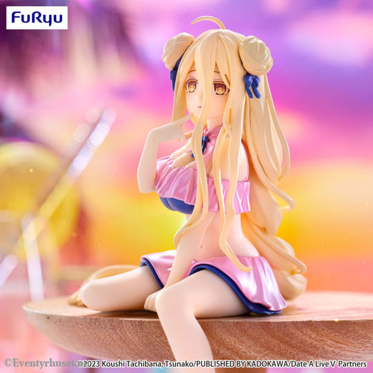 Date A Live V Noodle Stopper PVC Statue Mukuro Hoshimiya Swimsuit Pastel Pink Color Ver. 13 cm Manga & Anime