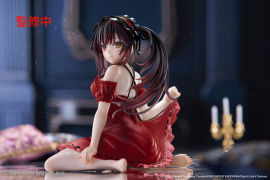Date A Live V PVC Statue Desktop Cute Figure Kurumi Tokisaki Nightwear Ver. Renewal 13 cm Manga & Anime