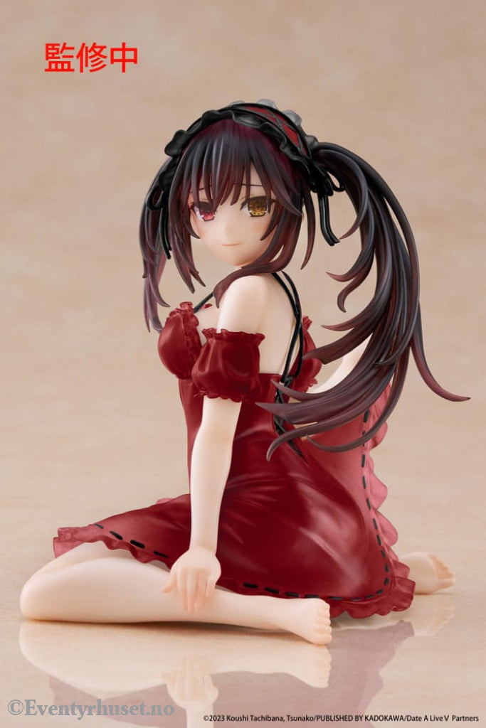 Date A Live V PVC Statue Desktop Cute Figure Kurumi Tokisaki Nightwear Ver. Renewal 13 cm Manga & Anime