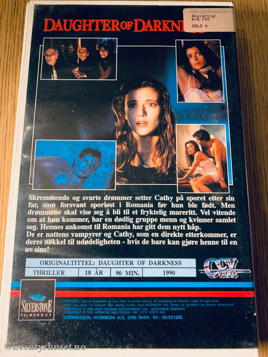 Daughter Of Darkness. 1990. Vhs Big Box.