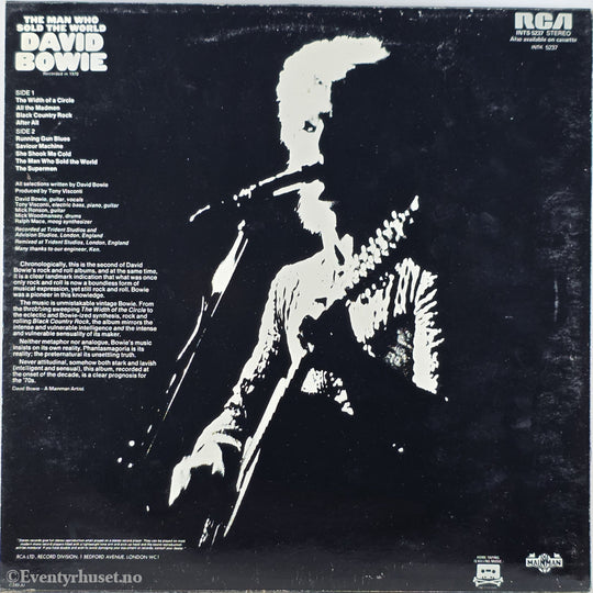 David Bowie. 1970. The Man Who Sold The World. LP.