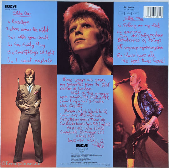 David Bowie. 1973. Pinups. LP.