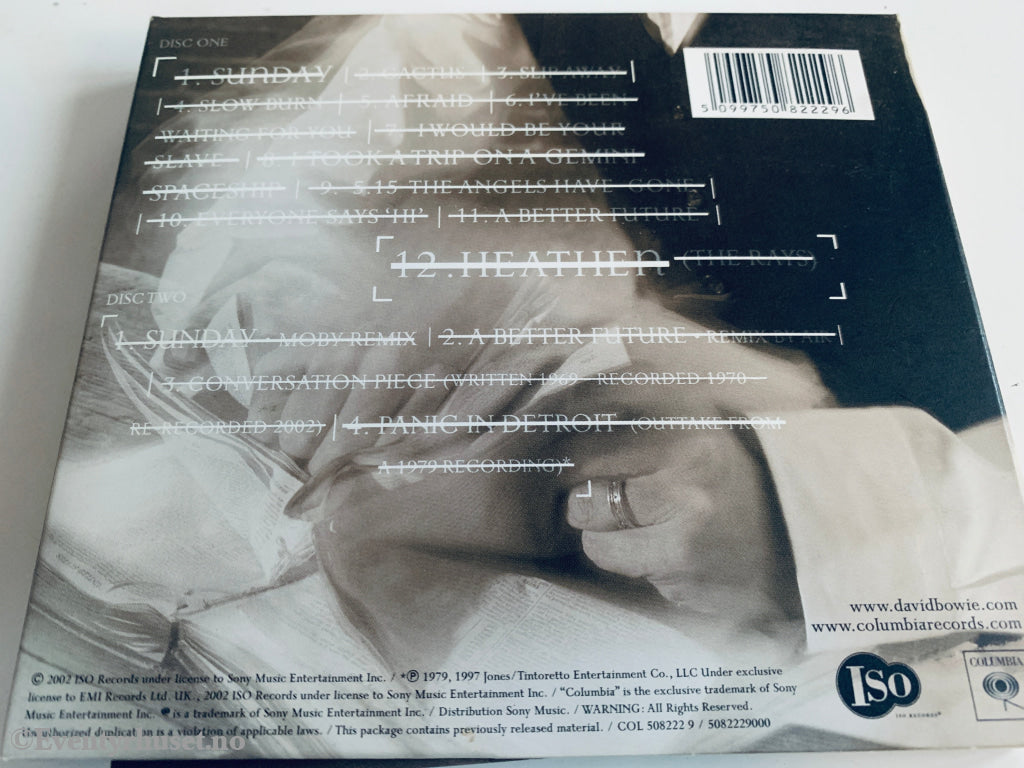 David Bowie 2013. The Next Day. CD singel