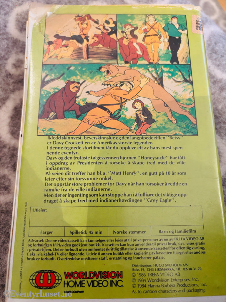 Davy Crockett - On The Mississippi. VHS Big Box. VHS Big Box