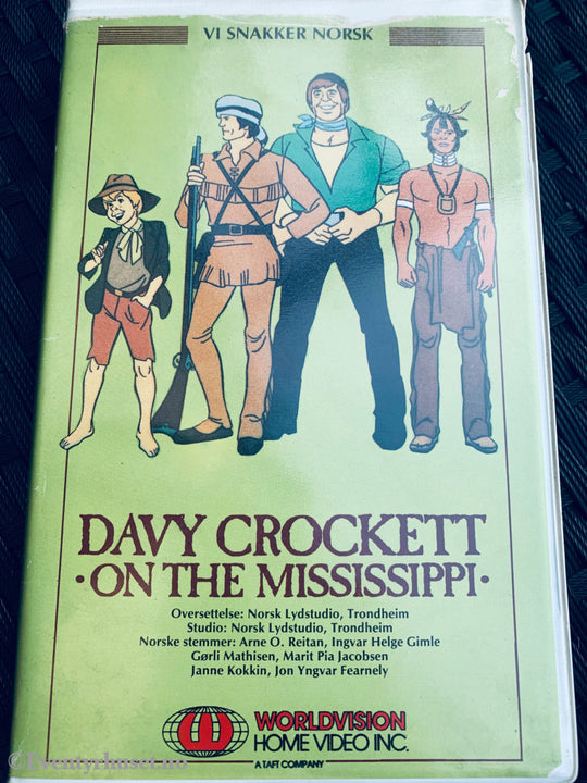 Davy Crockett - On The Mississippi. Vhs Big Box. Box