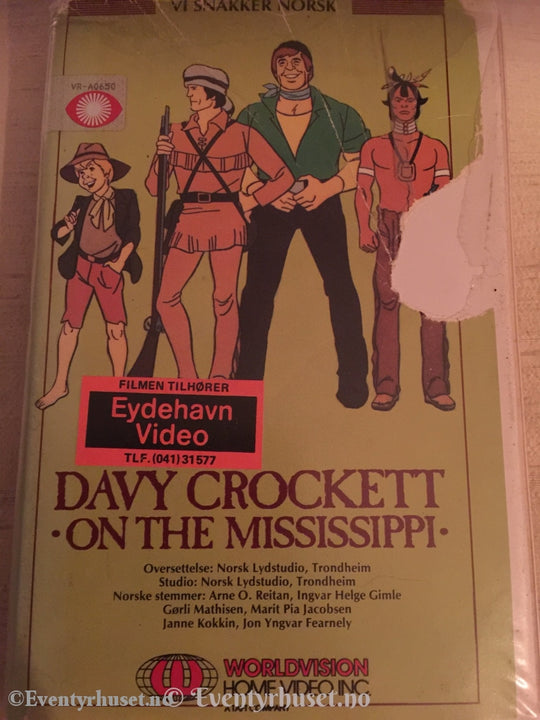 Davy Crockett - On The Mississippi. Vhs Big Box.