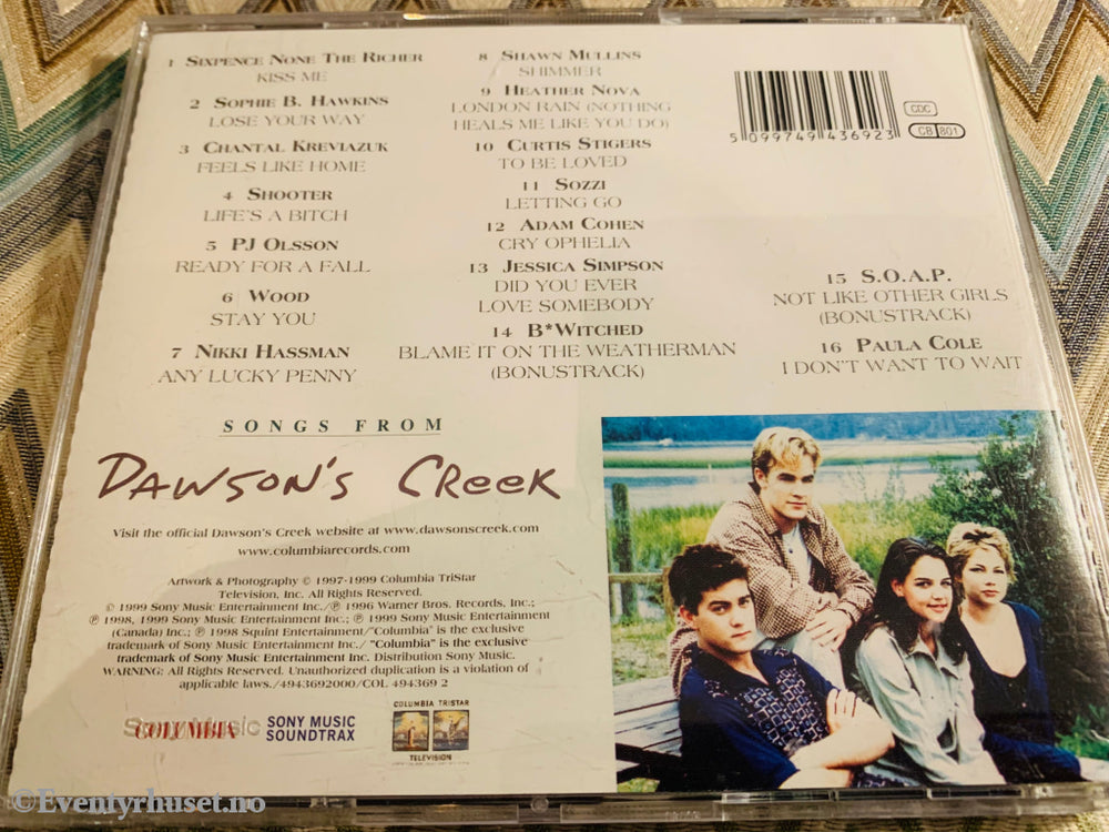 Dawson’s Creek - Soundtrack. 1998/99. Cd. Cd