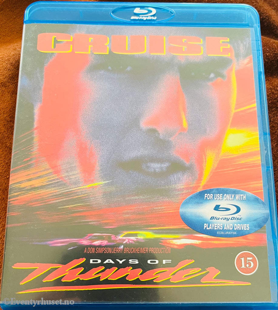 Days Of Thunder. 1990. Blu Ray. Blu - Ray Disc