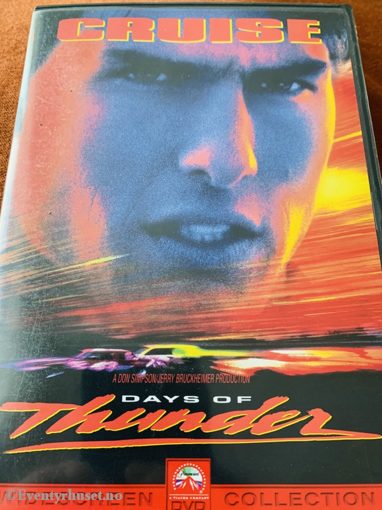 Days Of Thunder. 1990. Dvd. Dvd