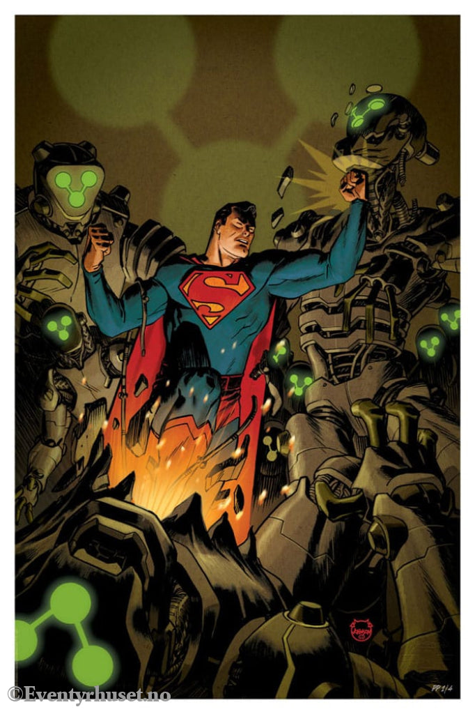 DC Comics Art Print Superman Space Age 61 x 41 cm - unframed Home & Gifts