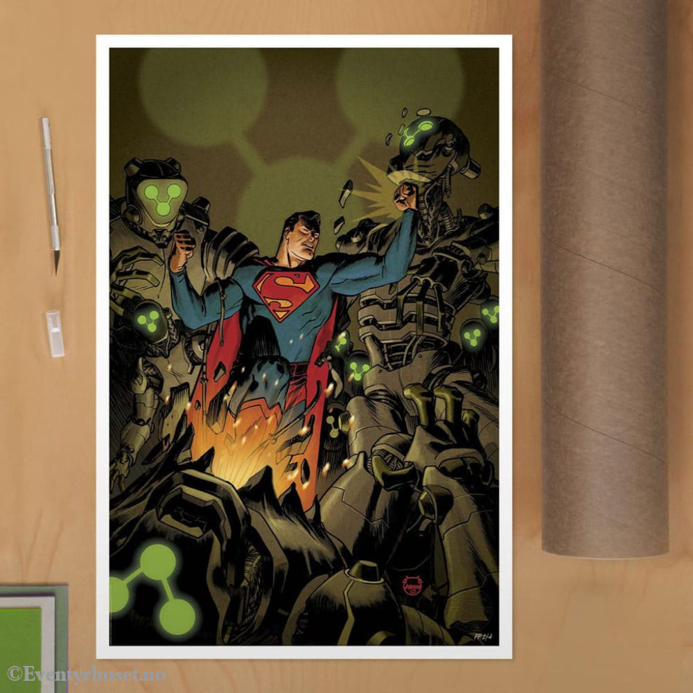 DC Comics Art Print Superman Space Age 61 x 41 cm - unframed Home & Gifts