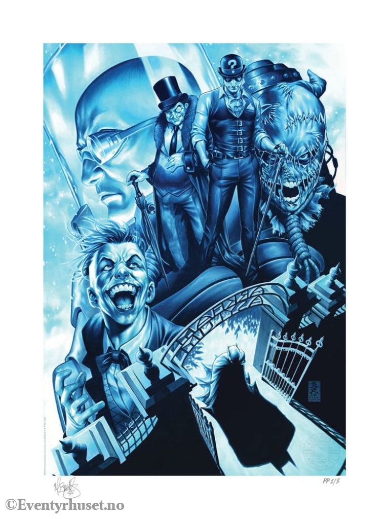 DC Comics Art Print The Gates of Arkham 46 x 61 cm - unframed Home & Gifts