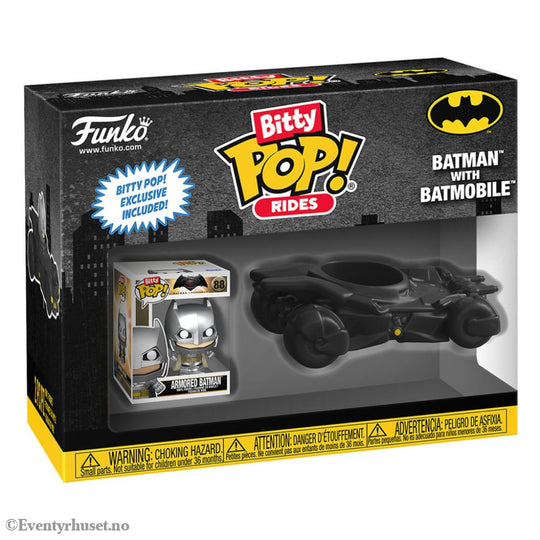 DC Comics Bitty POP! Rides Vinyl Figure Batman w/Batmobile 2,5 cm Collectibles