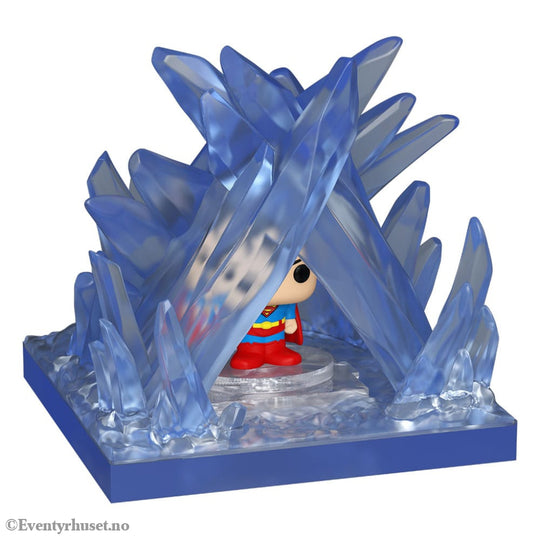 DC Comics Bitty POP! Towns Vinyl Figure Superman and the Fortress of Solitude Collectibles