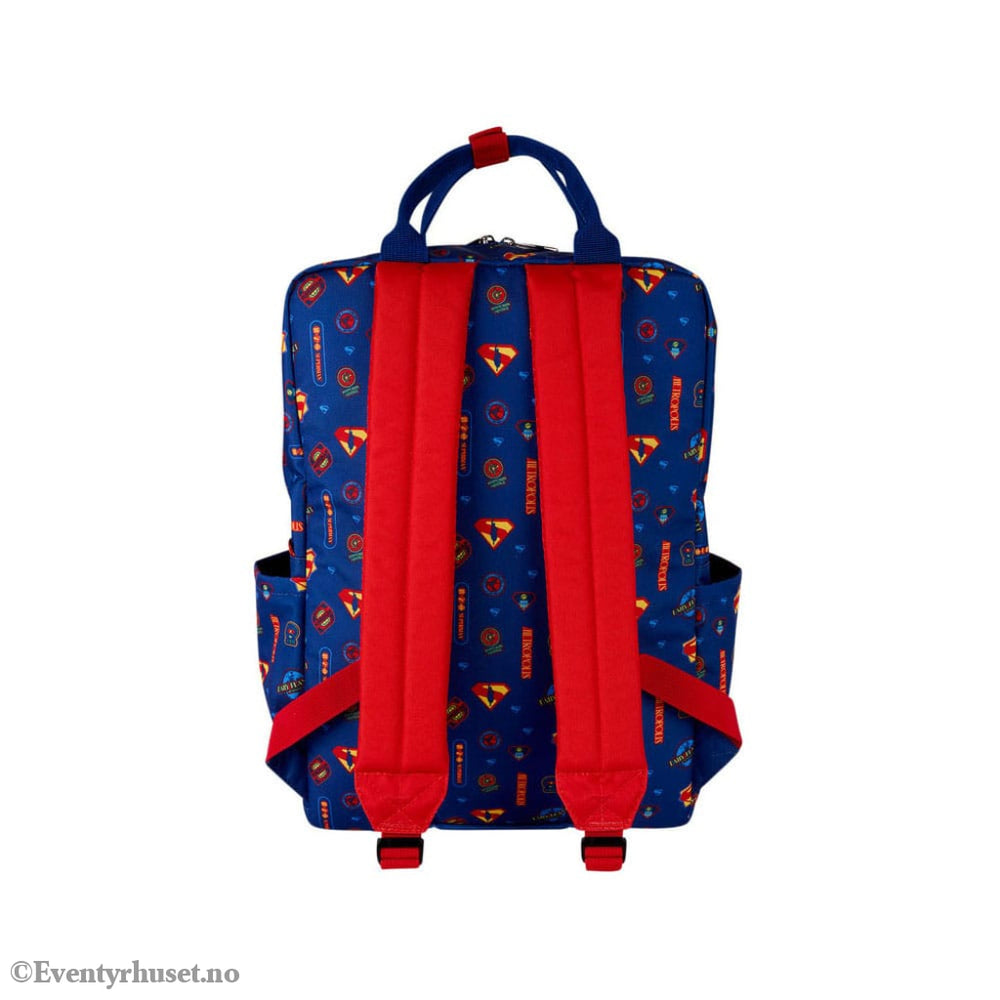 DC Comics by Loungefly Full-Size Nylon Backpack Superman. Ny / New! Klær