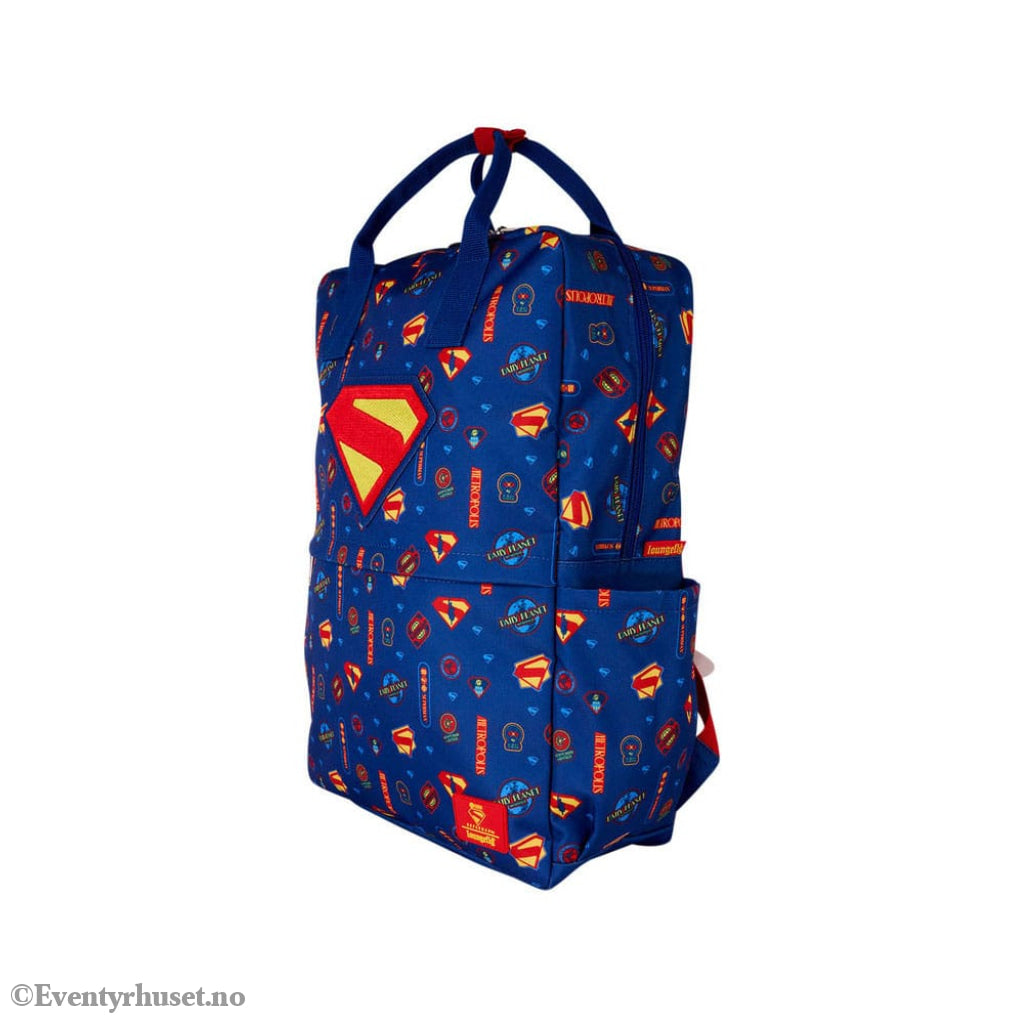 DC Comics by Loungefly Full-Size Nylon Backpack Superman. Ny / New! Klær