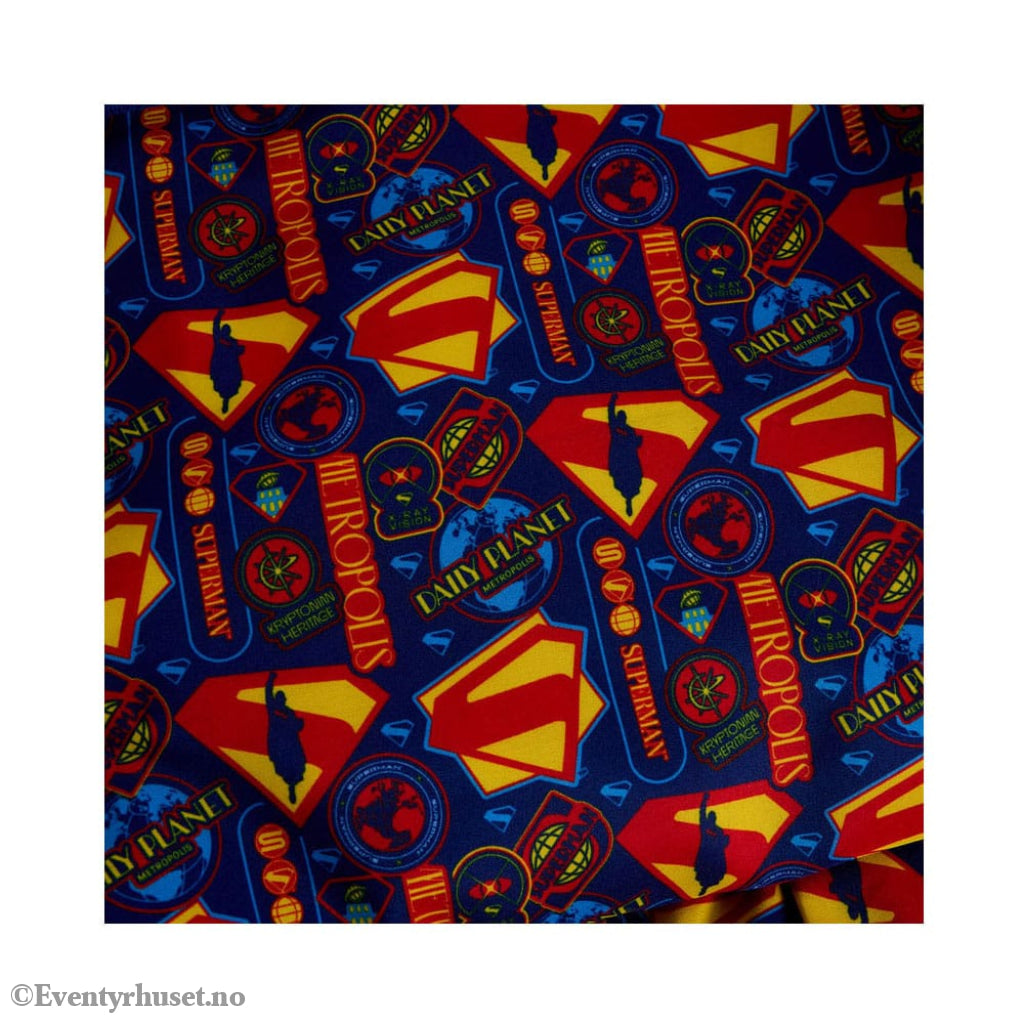 DC Comics by Loungefly Full-Size Nylon Backpack Superman. Ny / New! Klær