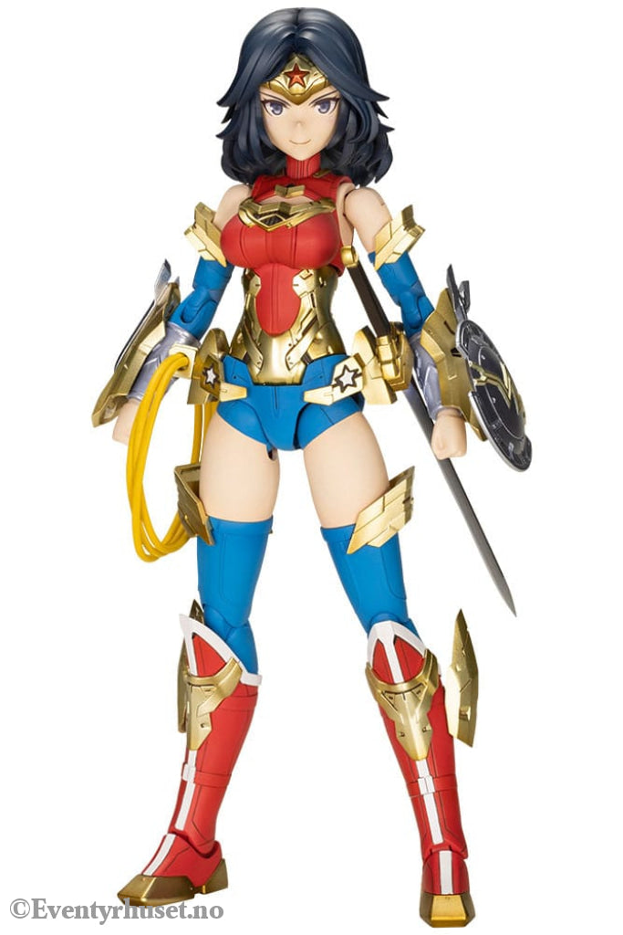 DC Comics Cross Frame Girl Plastic Model Kit Wonder Woman Humikane Shimada Ver. 16 cm. Mint In Sealed Box (MISB)!