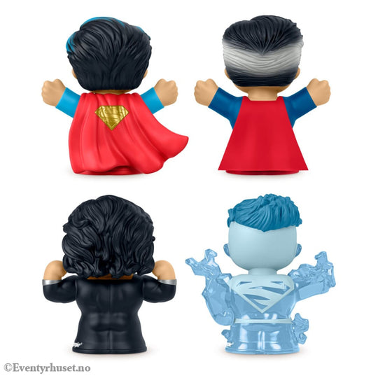 DC Comics Fisher-Price Little People Collector Mini Figures 4-Pack Superman: Through the Ages 7 cm Collectibles