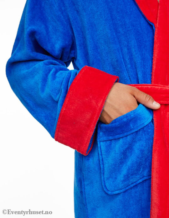 DC Comics Fleece Bathrobe Superman Fashion & Accessories