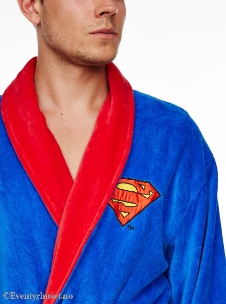 DC Comics Fleece Bathrobe Superman Fashion & Accessories