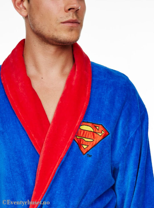 DC Comics Fleece Bathrobe Superman Fashion & Accessories