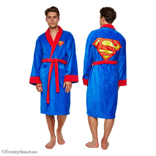 DC Comics Fleece Bathrobe Superman Fashion & Accessories