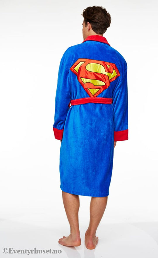 DC Comics Fleece Bathrobe Superman Fashion & Accessories