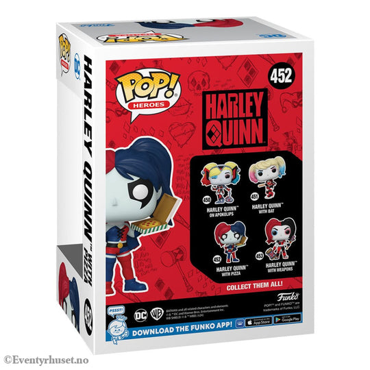 DC Comics: Harley Quinn Takeover POP! Heroes Vinyl Figure Harley with Pizza 9 cm Collectibles