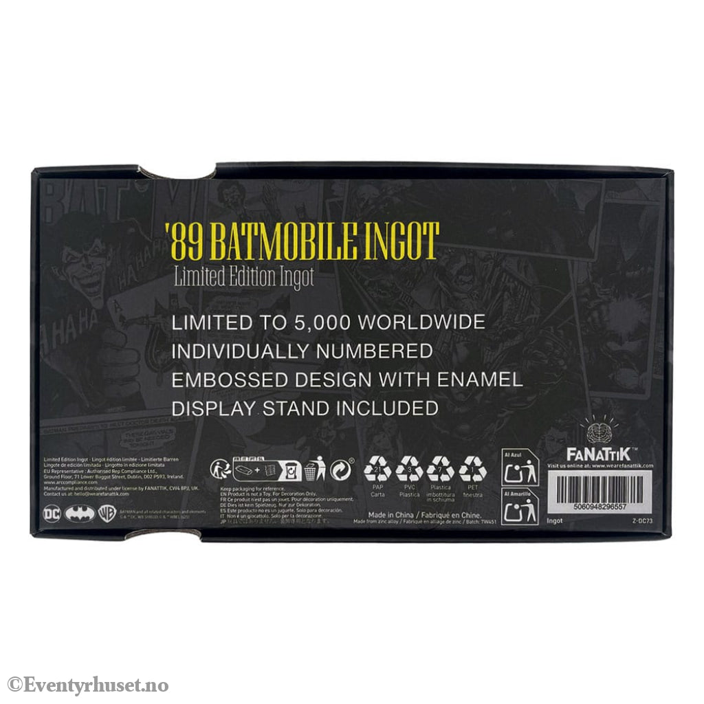 DC Comics Ingot Batman Batmobile XL Limited Edition Collectibles
