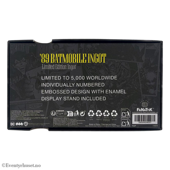 DC Comics Ingot Batman Batmobile XL Limited Edition Collectibles