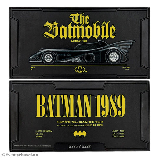 DC Comics Ingot Batman Batmobile XL Limited Edition Collectibles