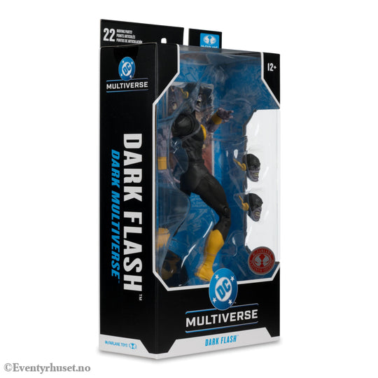 DC Comics DC Multiverse Action Figure Dark Flash (Dark Mulitverse) (Red Platinum Edition) 18 cm. Mint In Sealed Box