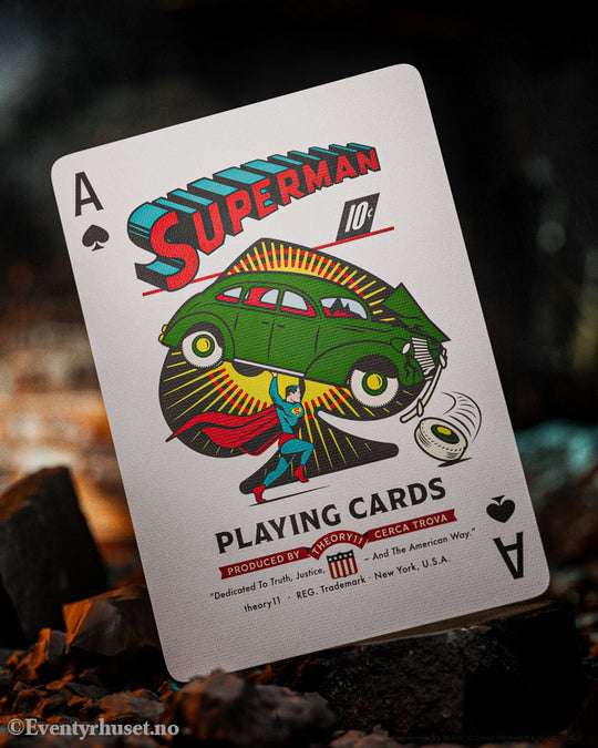 DC Comics Playing Cards Superman: The Man of Steel. Mint In Sealed Box (MISB)! Samlekort