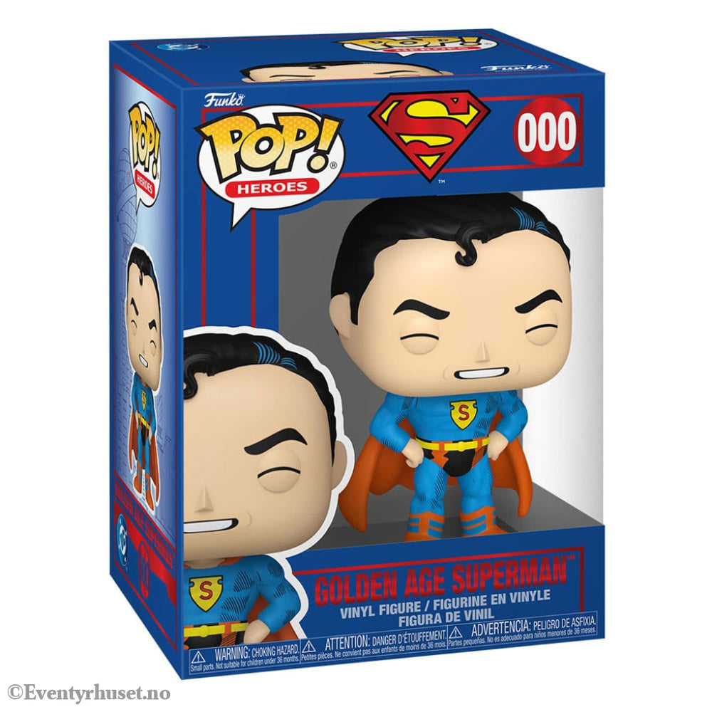 DC Comics POP! Heroes Vinyl Golden Age Superman 9 cm Collectibles