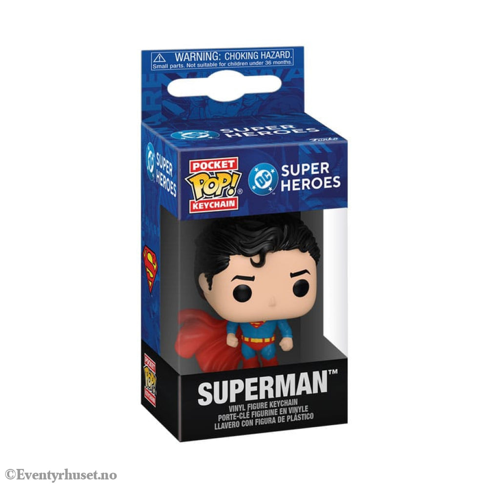 DC Comics POP! Vinyl Keychains 4 cm New Classics - Superman Display (12) Fashion & Accessories