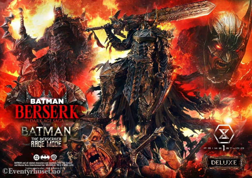 DC Comics Premium Masterline Series Statue 1/4 Batman (Comics) Batman: The Berserker Rage Mode Deluxe Version 93 cm