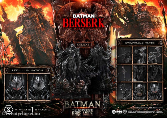 DC Comics Premium Masterline Series Statue 1/4 Batman (Comics) Batman: The Berserker Rage Mode Deluxe Version 93 cm