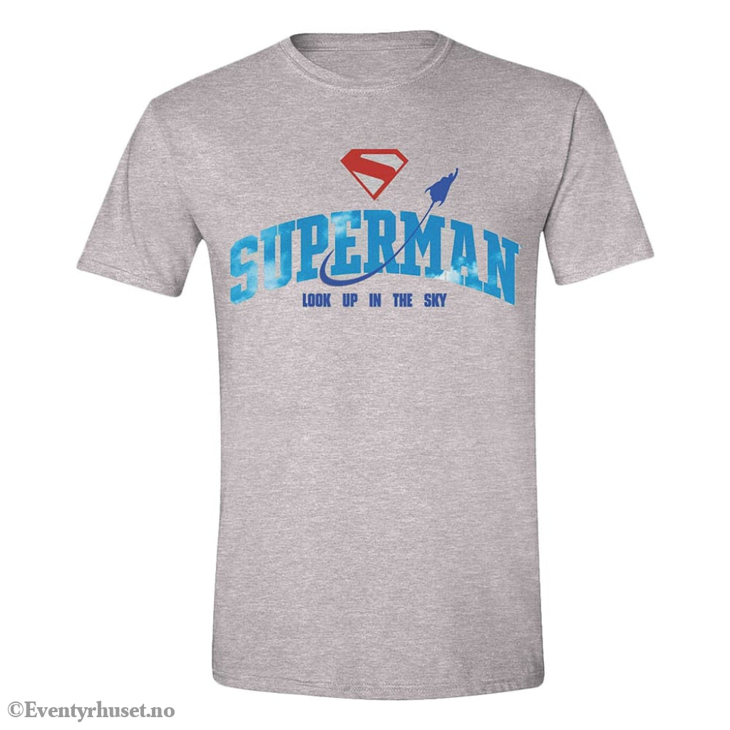 DC Comics T-Shirt Superman Look Up In The Sky Size S Fashion & Accessories