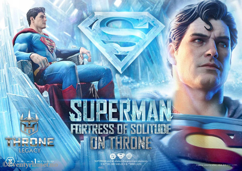 DC Comics Throne Legacy Collection Statue Statue 1/4 Superman Fortress of Solitude on Throne (Design by Gabriele