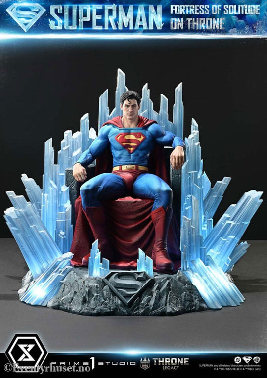 DC Comics Throne Legacy Collection Statue Statue 1/4 Superman Fortress of Solitude on Throne (Design by Gabriele